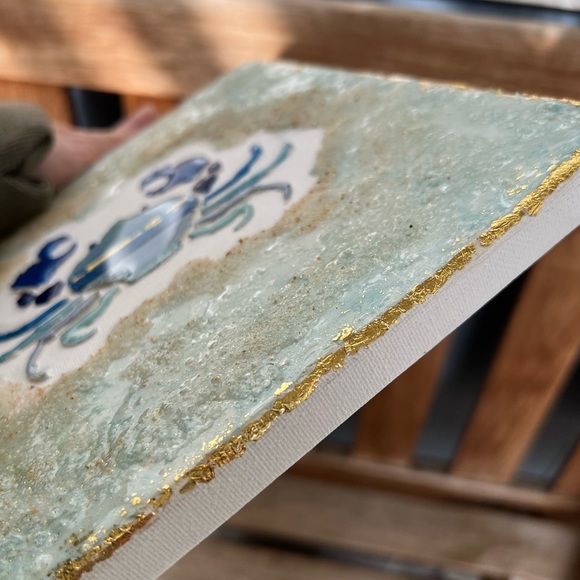 Crab Out Of Water Painting - Picture 10 of 11